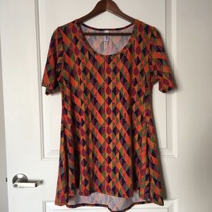 Lularoe Perfect T 🧡💚💜